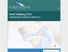 Tablet Screenshot of crossroadsdental.net